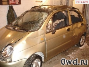 Битый автомобиль Daewoo Matiz